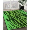 thumbnail image 2 of Ahgly Company Indoor Rectangle Patterned Deep Emerald Green Area Rugs, 2' x 5', 2 of 6