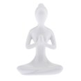 thumbnail image 1 of Estatuilla para sala de ejercicios de yoga, estatua de meditación, adorno de inauguración de 07 07 Gloria Figura de sala de yoga, 1 of 9