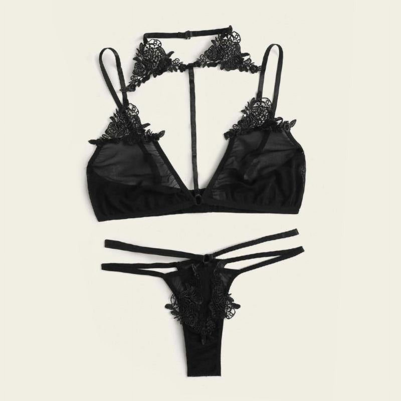 La Belle Fantastique Willow 2 Pieces Sexy Lingerie Set | Sexy Mesh three-dimensional embroider | Gift For Her Wedding Gift