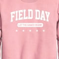 thumbnail image 2 of Instant Message - Field Day Let The Games Begin  - Toddler And Youth Crewneck Fleece Sweatshirt, 2 of 5