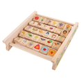 thumbnail image 2 of Montessori Alphabet, juegos de aprendizaje de rompecabezas de educación temprana, bloques de lectura de para y niñas CUTICAT lectura Alfabeto educación, 2 of 8