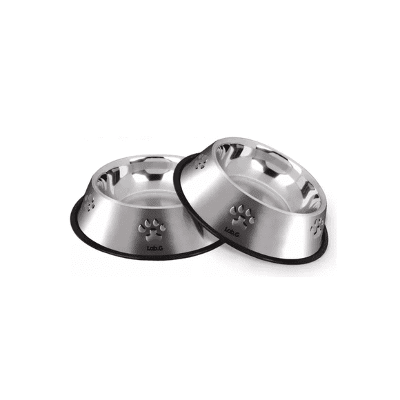 2 Pzs Platos Mascota Lab.G Plata