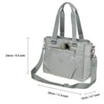 thumbnail image 2 of Bolso de mano para mujer: bolso de hombro elegante y funcional y bandolera(2515-GRIS CLARO), 2 of 4