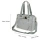 thumbnail image 2 of Bolso de mano para mujer: bolso de hombro elegante y funcional y bandolera(2515-GRIS CLARO), 2 of 4