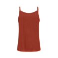 thumbnail image 4 of LWavelet Button-Front Spaghetti Strap V-Neck Tank Top Women Daily Casual Comfortable Versatile Tops Wine L, 4 of 4