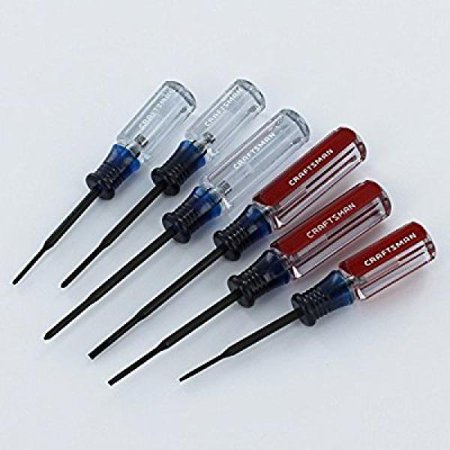Craftsman 6 Pc Jewelers Screwdriver Set 9-41106, Made in USA