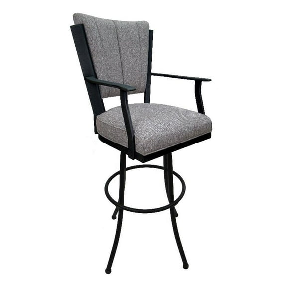 Swivel Tilt Extra Tall 34" (35") Metal Bar Stool Montana on Noam Base