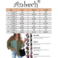 thumbnail image 2 of Anbech Women's Corduroy Button Down Shacket Vintage Long Sleeve Shirt Jacket Oversized Corduroy Blouses Coats, 2 of 2