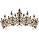 thumbnail image 1 of COCIDE Tiara y corona de oro rosa para mujer, coronas de reina de cristal, tiaras de princesa con diamantes de imitación para niña, novia, accesorios para el cabello de boda, fiesta de cumpleaños, gra, 1 of 4