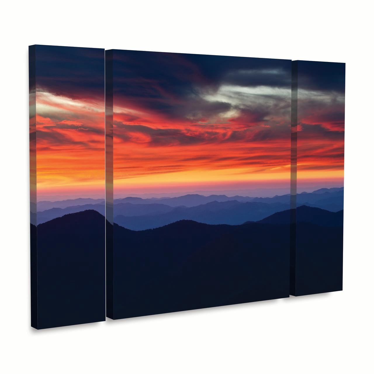 Trademark Fine Art 'Mount Mitchell Sunset' Canvas Art by Pierre Leclerc