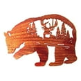 thumbnail image 2 of Peterson Artwares PH1702 Bear and Stag Metal Wall Art, Rust, 2 of 6