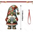thumbnail image 1 of Adornos navideños, adornos navideños, regalos navideños, colgante de árbol de Navidad, acrílico plano, decoración de coche, colgante, decoraciones interiores y exteriores, 1 of 3