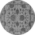 thumbnail image 1 of Ahgly Company Indoor Round Oriental Gray Traditional Area Rugs, 4' Round, 1 of 4