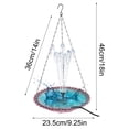 thumbnail image 2 of Rewenti Solar Powered Water Fountain 2026 Outdoor Garden Floating Hanging Feeder Birdbath Decor, 2 of 5