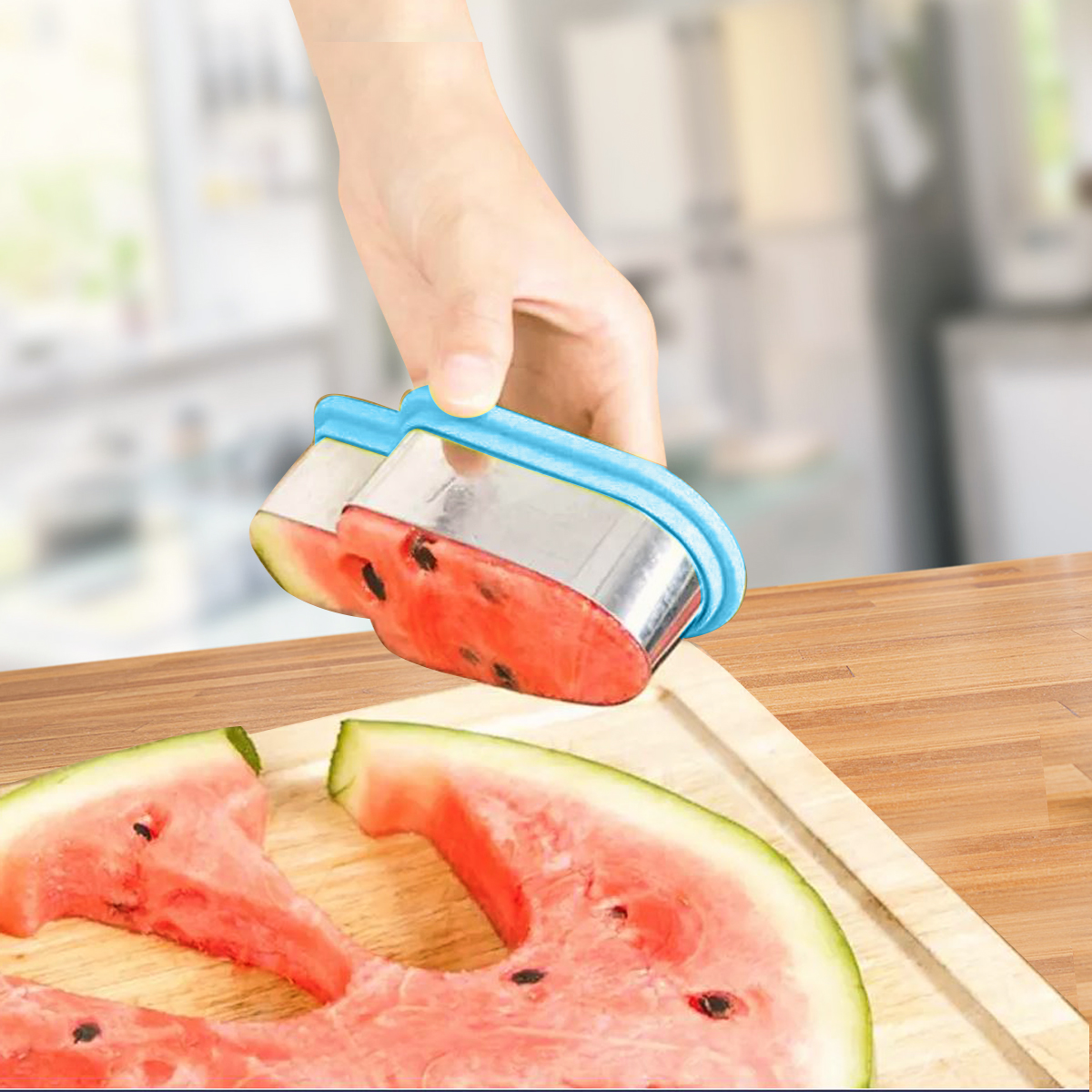 Watermelon Slicer Stainless Steel Fun Fruit Cutter