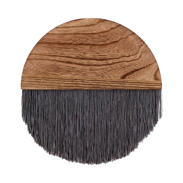 Tapiz de pared de macramé con borlas, acentos, flecos, arte geométrico, chic, bohemio Gris