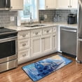 thumbnail image 5 of SKYSONIC Winter Steam Train Area Rug 39x20 in, Stain Resistant Comfy Carpet Throw Rug with Elastic Cotton Interlayer for Kitchen Bathroom Living Room Bedroom, 5 of 7