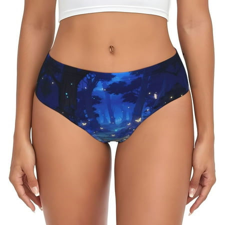 Womens Underwear - Moonlight Butterfly No Show Seamless Underwear for Women  Soft Stretch Sexy Women s Panties  Cute Hipster Ladies Panties Bikini Underwear Briefs