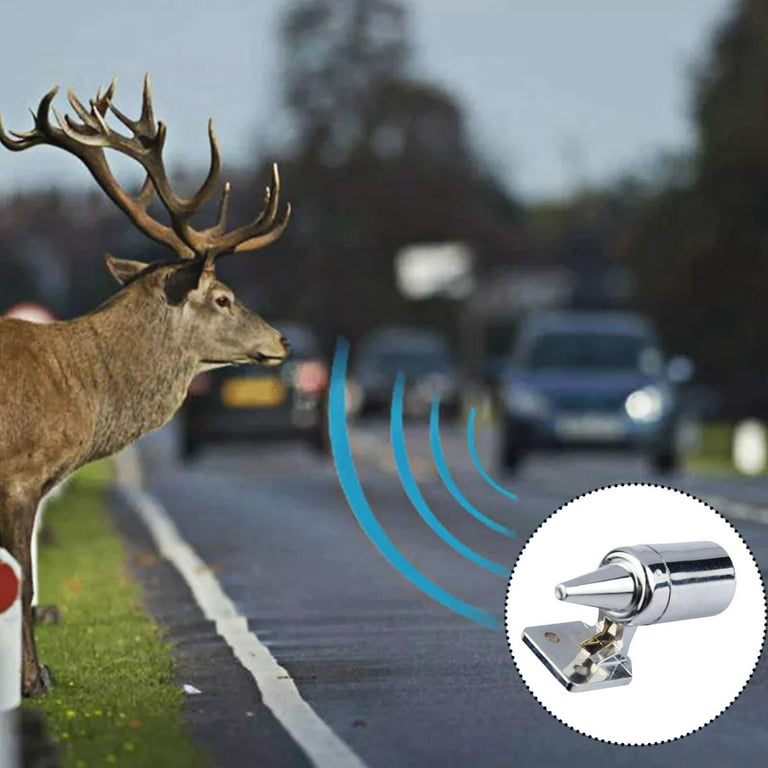 1Pcs Car Animal Alert Sound Alarm Whistle Ultrasonic Kangaroo Deer Wind  L0N0