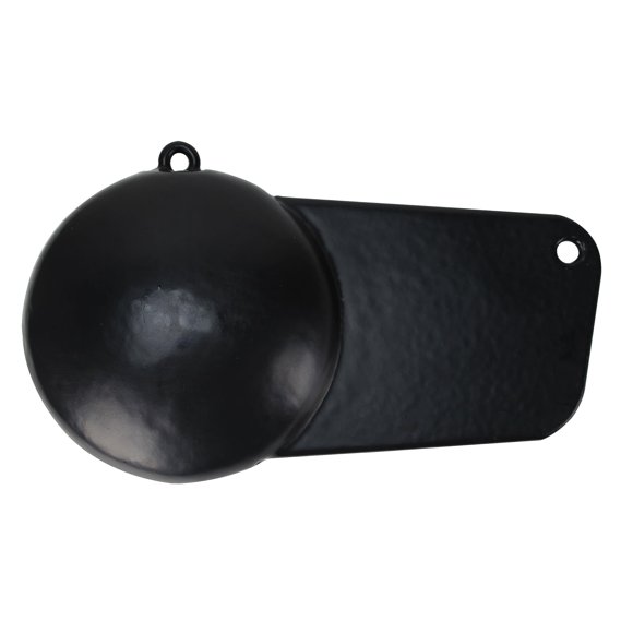 Extreme Max 3006.6749 Black Coated Pancake Downrigger Weight (10 lb.)