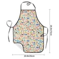 thumbnail image 2 of Fuzoiu Famous Places Print Kitchen Cooking Aprons,Kitchen Cooking BBQ Aprons,Chef Apron with 2 Pockets for Men Women,Art Aprons for Painting Pottery Ceramics, 2 of 7