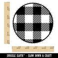 thumbnail image 2 of Buffalo Plaid Pattern Rubber Stamp for Scrapbooking Crafting Stamping - Large 1-1/4 Inch, 2 of 7