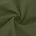 thumbnail image 6 of Women's Solid Color Casual High-Waist Elastic Waist Pocket Shorts with Ruffled Wrap Detail, Soft Polyester Shorts for Women, Summer Beach Vacation Outdoor Yoga Workout | UKHCCC,Army Green L, 6 of 8