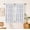White 42"W x 63"L (Pack of 2), variant on Room Divider Window Curtains, Boho Ruched Blackout Window Treatments with 3 Rows of Butterfly Flowers, Rustic Rod Pocket Drapes for Living Room, 100" W x 84" L, Peach Pink (LQ-30)