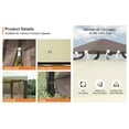 thumbnail image 6 of 10'x10' Gazebo Outdoor Canopy Tent with Curtains and Shelter for Patio,Beige, 6 of 7