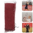 thumbnail image 1 of SOPOTUTU 2Pcs Red Badminton Net Set Portable and Foldable Net for Backyard and Indoor Games, 1 of 6