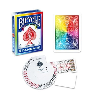 Bicycle Poker Deck (RAINBOW Back) by Di Fatta and USPCC - Trick