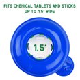 thumbnail image 4 of maskred 5/8/10inch Swimming Pool Pill Chemicals Dispensing Device Pool Tablet Dispenser blue white 1Set, 4 of 6