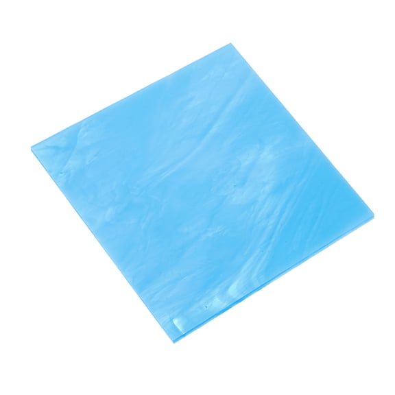 Stained Glass Sheet Mosaic Tile 3.9 Inch x 3.9 Inch Sapphire Blue, Stained Glass Sheets for Crafts Project