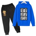 thumbnail image 3 of Sudadera con capucha con estampado de Groot de bebé kawaii Sudadera con capucha de moda para niños + Pantalones Traje casual para correr Sudadera con capucha Soy Groot Dibujos animados divertidos G, 3 of 5