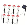 thumbnail image 4 of Lámpara solar con forma de hongo para exteriores, adorno paisajístico para jardín, patio y césped. 8 Luz de hongo, 4 of 8