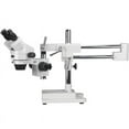 thumbnail image 2 of AmScope 3.5X-45X Binocular Stereo Zoom Microscope with Double Arm Boom Stand New, 2 of 4