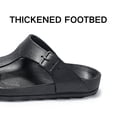 thumbnail image 4 of CHICVOMEY Flip Flops for Men Arch Support Rubber Sole Lightweight Non Slip Slip on Open Toe Flat Sandals Summer Beach Casual Slippers, 4 of 7