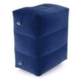 thumbnail image 2 of Naiovety Vuelo reposapiés para dormir almohada de tres capas inflable flocado reposapiés estera portátil reposapiés almohada almohadilla para viaje Kits de desorden para acampar azul oscuro Naiovety OD2560-01B, 2 of 6