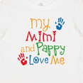 thumbnail image 4 of Inktastic Mimi and Pappy Love Me Boys or Girls Baby T-Shirt, 4 of 5