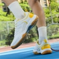 thumbnail image 4 of YOURDIARY Womens Mens Badminton Shoes Non-Slip Shock-Absorbing Athletic Shoes Suitable for Badminton, Tennis & Volleyball, 4 of 9