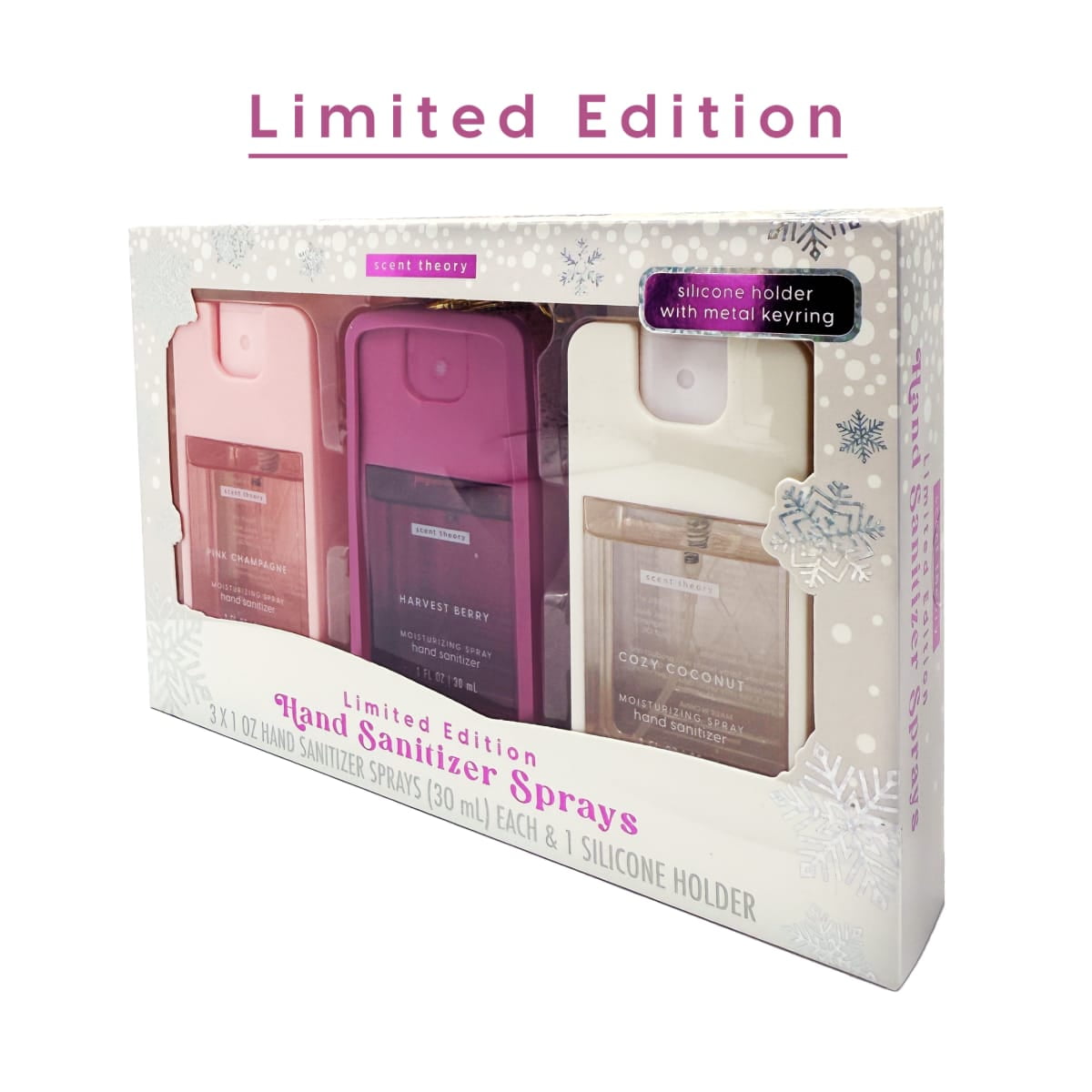Scent Theory Limited Edition Holiday Hand Sanitizer Spray Gift Set, 3 Piece