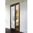 thumbnail image 5 of Modern Sliding Pocket Door 30 x 80 inches | Planum 2102 Chocolate Ash | Pocket Frame Trims Pulls Track Hardware Set | Solid Wood Interior Slide Closet Door |, 5 of 5