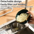 thumbnail image 5 of Telescopic Sink Storage Rack, Adjustable Stainless Steel Sink Caddy 14.6-16.9 Inches, 2-in-1 Expandable Drain Basket Organizer for Kitchen Bathroom Sponges Soap Towels Brushes, 5 of 12