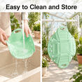Green+Purple-2 Collapsible Silicone Camping Mess Kit 2-Piece Portable ...