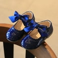 thumbnail image 4 of NOKIO Girls' Closed Toe Mary Janes Kids Mary Jane Ballet Flats Girls' Formal Flats Girls Dress Shoes For Girls Wedding Bowknot Girl Shoes Princess Party School Shoes Low Heel For Kids, 4 of 7