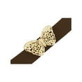 thumbnail image 2 of Women's Golden Butterfly Stretchy Belts, Vintage Elegant Elastic Waistband for Dress Coat 65x5cm/25.6x2.0" Coffee, 2 of 6
