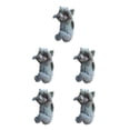 thumbnail image 3 of Advancent 4Pcs Resin 3D Garden Statue Dragon Figurine Dinosaur Bookshelf Sculpture Type2 NO2, 3 of 6