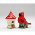 thumbnail image 3 of Ceramic Cardinal Bird Salt and Pepper Shakers Birdhouse Gift, 3 of 3
