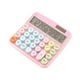 thumbnail image 4 of Calculadora de escritorio Papelería escolar Calculadora estética Calculadora de oficina de ahorro de energía Calculadora mecánica para preescolar Rosa, 4 of 8