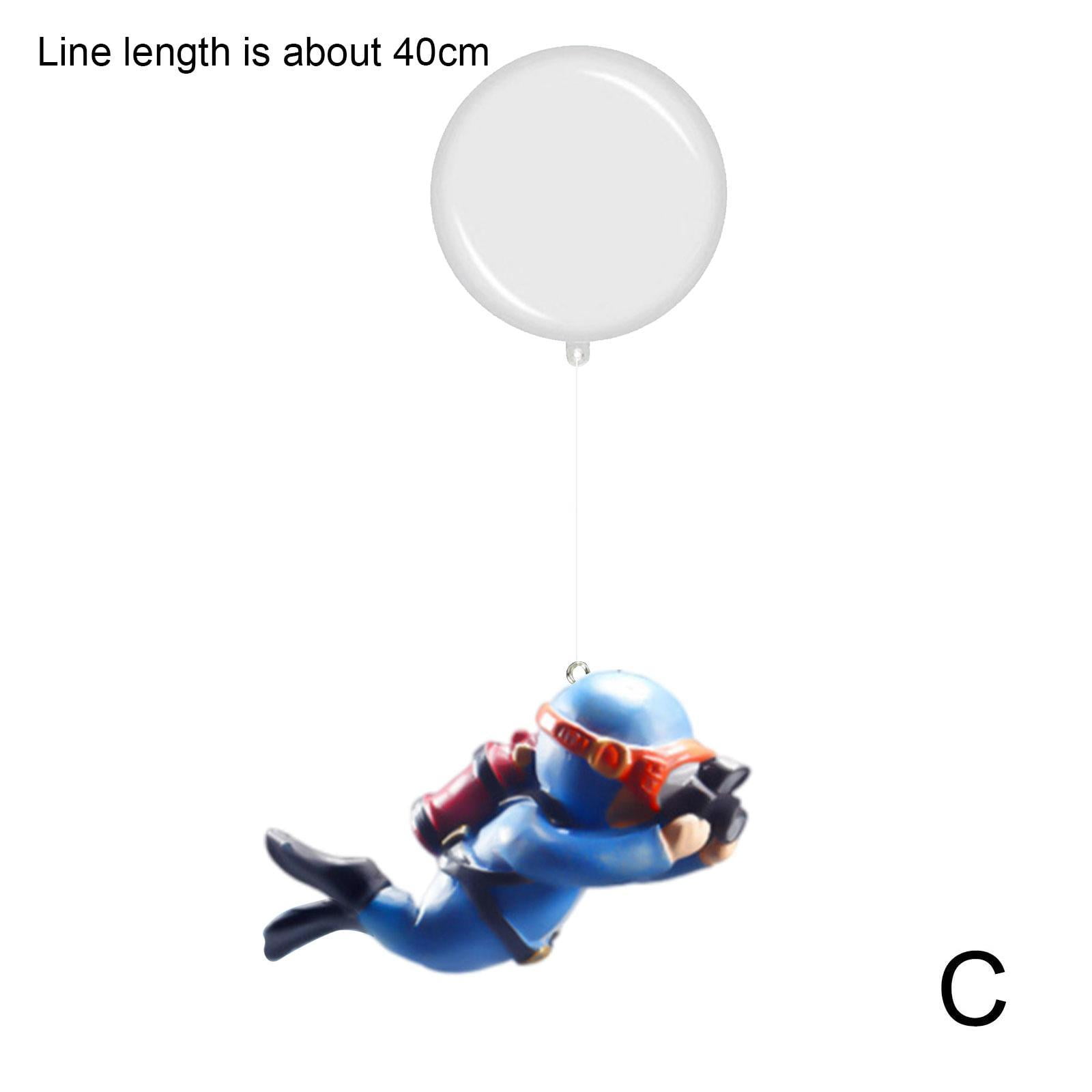 Air Action Exploring Scuba Diver Fish Tank Aquarium Bubble Ornament